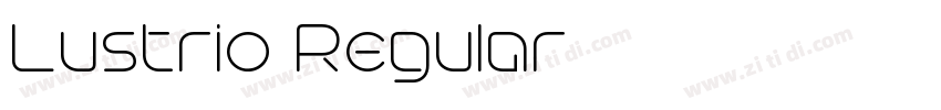 Lustrio Regular字体转换 Lustrio Regular字体转换